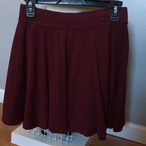 Maroon Holister skirt